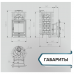 Печь для бани чугунная ProMetall Атмосфера L сетка из прутка