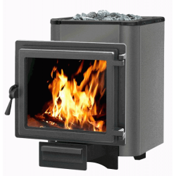 Печь для бани чугунная ЭТНА КРАТЕР 24 (Панорама)