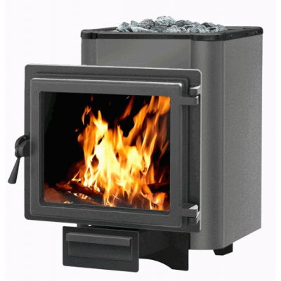 Печь для бани чугунная ЭТНА КРАТЕР 24 (Панорама)