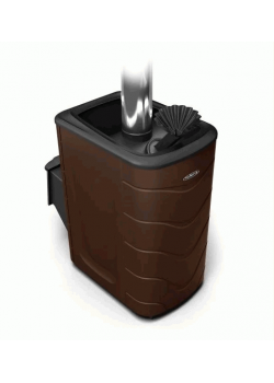 Печь для бани стальная Термофор (TMF) Гейзер 2014 Inox ДА ЗК шоколад