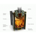 Печь для бани стальная Термофор (TMF) Компакт 2017 Inox Витра терракота
