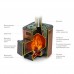 Печь для бани стальная Термофор (TMF) Гейзер Мини 2016 Inox ДА ЗК терракота