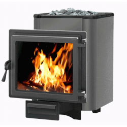 Печь для бани чугунная ЭТНА КРАТЕР 18 (Панорама)