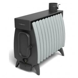 Печь TMF-Термофор Огонь-Батарея 11 лайт антрацит-серый металлик для дома и дачи
