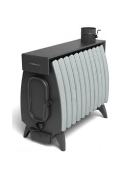 Печь TMF-Термофор Огонь-Батарея 11 лайт антрацит-серый металлик для дома и дачи