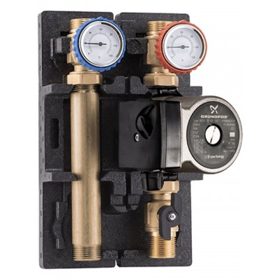 Насосная группа Barberi прямого контура с насосом UPM3 AUTO L 15-70 DN20