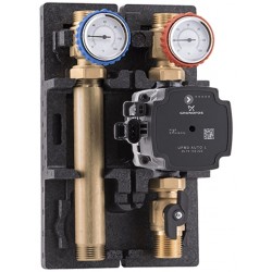 Насосная группа Barberi смесительная с термоголовкой Kv-3,5 с насосом UPM3 AUTO L 15-70 DN20