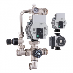 Насосно-смесительный узел Barberi 18B040N1P с насосом WILO Para 25-130/7 с перпуском