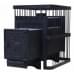 Печь банная ComfortProm СТАЛЬ 8 мм, для парной до 16 кубов, вес 80 кг, длина дров до 30 см, на 130 кг камней, чугунная дверь