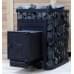 Печь банная ComfortProm СТАЛЬ 8 мм, для парной до 16 кубов, вес 80 кг, длина дров до 30 см, на 130 кг камней, чугунная дверь