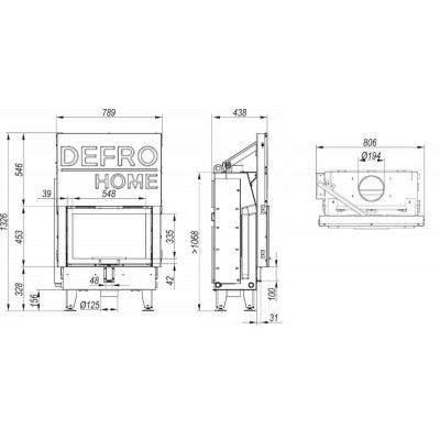 Каминная топка Defro Home IMPULS SM G