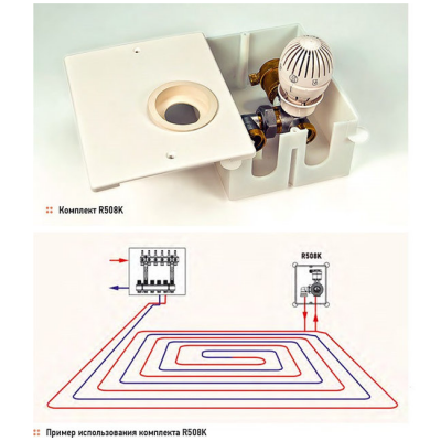 Монтажный набор Giacomini R508KY001 для теплого пола