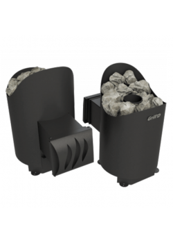 Печь для бани стальная Grill'D Aurora mini Long black