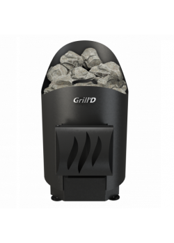 Печь для бани стальная Grill'D Aurora Mini Short black