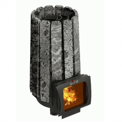 Печь для бани стальная Grill'D Cometa 180 Vega Short Window Max Stone