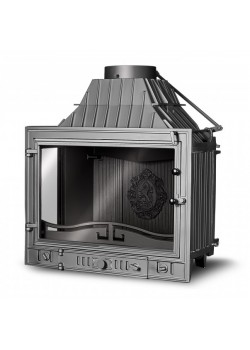Чугунная каминная топка KawMet W3LB 16,7 кВт с левым стеклом