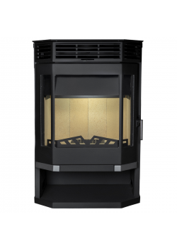 Стальная печь-камин Мета-Бел Ангара 12 Аква