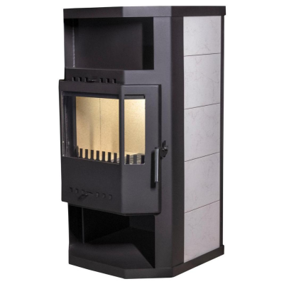 Стальная печь-камин Мета-Бел Ангара 9 Аква