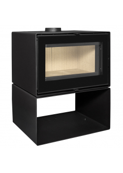 Стальная печь-камин Мета-Бел Монблан 700