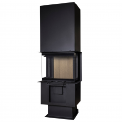 Стальная каминная топка Мета-Бел СЕЛЕНА Т