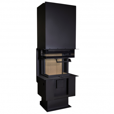 Стальная каминная топка Мета-Бел СЕЛЕНА Т