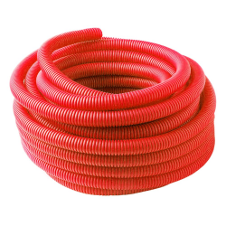 Трубка защитная гофрированная AV Engineering красная 18/23 мм (50 метров)