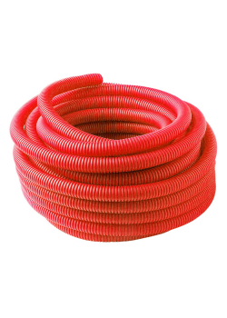 Трубка защитная гофрированная AV Engineering красная 18/23 мм (50 метров)