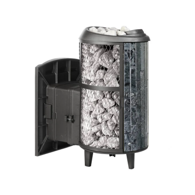 Печь для бани чугунная ProMetall Атмосфера L комбинированная сетка-ламель Пироксенит