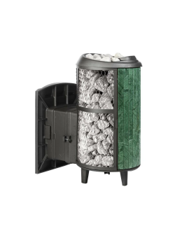 Печь для бани чугунная ProMetall Атмосфера L комбинированная сетка-ламель Верде Гватемала