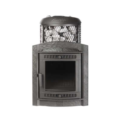 Печь для бани чугунная ProMetall Атмосфера L комбинированная сетка-ламель Жадеит