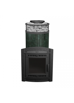 Печь для бани чугунная ProMetall Атмосфера XL Верде Гватемала ламель+сетка