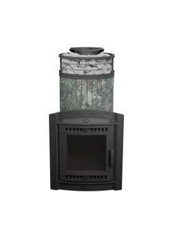 Печь для бани чугунная ProMetall Атмосфера XL Жадеит ламель+сетка