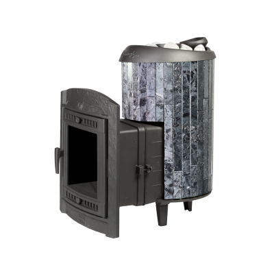 Печь для бани чугунная ProMetall Атмосфера L в ламелях Пироксенит