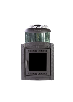 Печь для бани чугунная ProMetall Атмосфера L в ламелях Змеевик