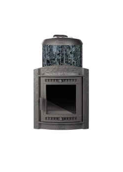 Печь для бани чугунная ProMetall Атмосфера XL в ламелях Пироксенит
