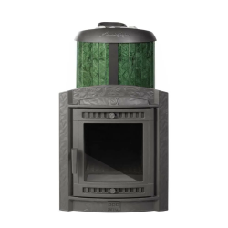 Печь для бани чугунная ProMetall Атмосфера XL в ламелях Верде Гватемала