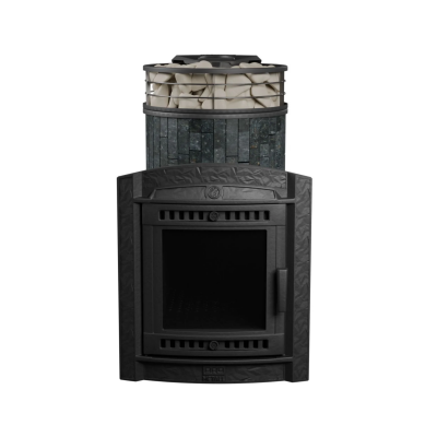 Печь для бани чугунная ProMetall Атмосфера L Пироксенит ламель+сетка с тоннелем