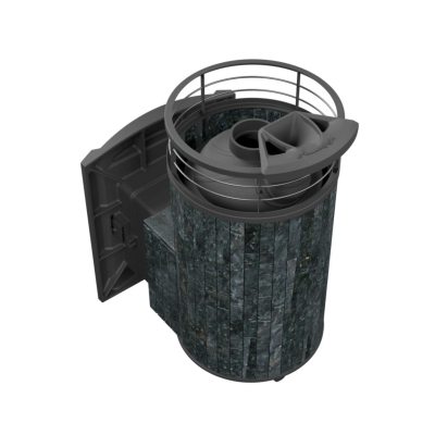 Печь для бани чугунная ProMetall Атмосфера L Пироксенит ламель+сетка с тоннелем