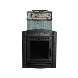 Печь для бани чугунная ProMetall Атмосфера L Талькохлорит ламель+сетка с тоннелем