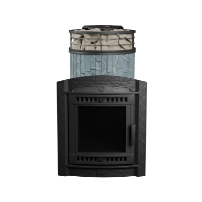 Печь для бани чугунная ProMetall Атмосфера L Талькохлорит ламель+сетка с тоннелем