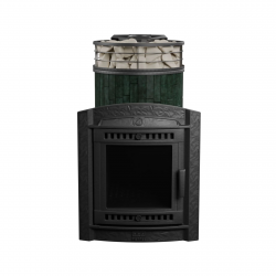Печь для бани чугунная ProMetall Атмосфера L Верде Гватемала ламель+сетка с тоннелем