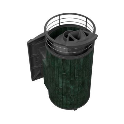 Печь для бани чугунная ProMetall Атмосфера XL Верде Гватемала ламель+сетка с тоннелем