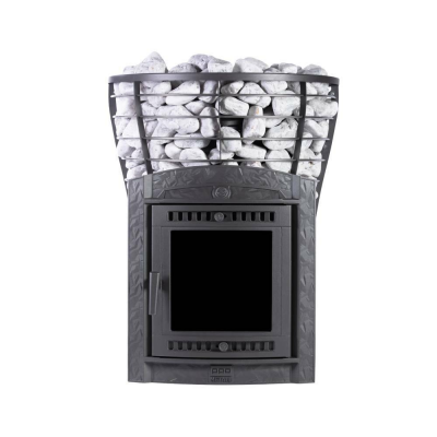 Печь для бани чугунная ProMetall Атмосфера V сетка нержавейка