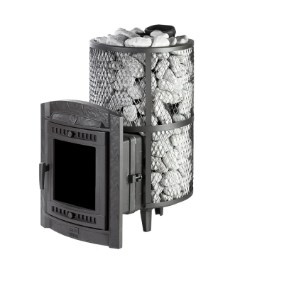 Печь для бани чугунная ProMetall Атмосфера XL сетка нержавейка