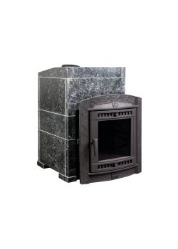 Печь для бани чугунная ProMetall Атмосфера L в облицовке Пироксенит