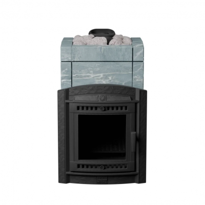 Печь для бани чугунная ProMetall Атмосфера L в облицовке Талькохлорит