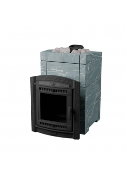 Печь для бани чугунная ProMetall Атмосфера L в облицовке Талькохлорит