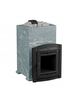 Печь для бани чугунная ProMetall Атмосфера XL в облицовке Талькохлорит