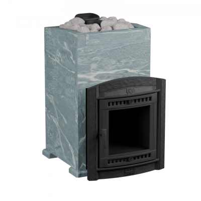 Печь для бани чугунная ProMetall Атмосфера XL в облицовке Талькохлорит