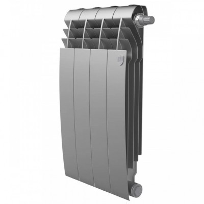 Биметаллический радиатор Royal Thermo BiLiner 500 /Silver Satin - 4 секц